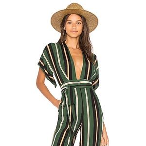 Faithfull deep V jumpsuit
